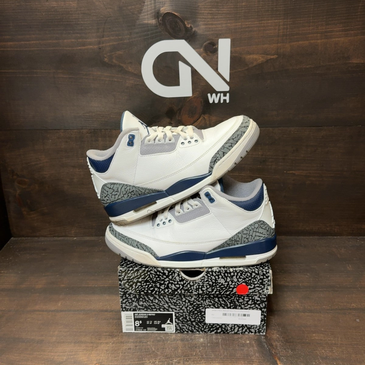 Jordan 3 Retro Midnight Navy - Image 1