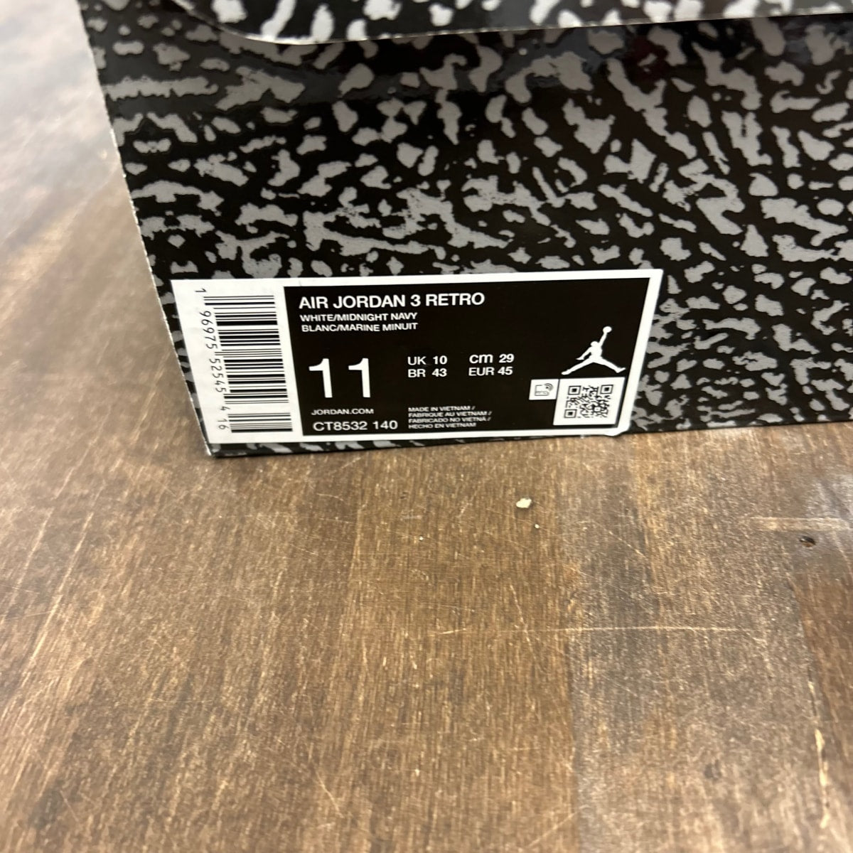 Jordan 3 Retro Midnight Navy - Image 6