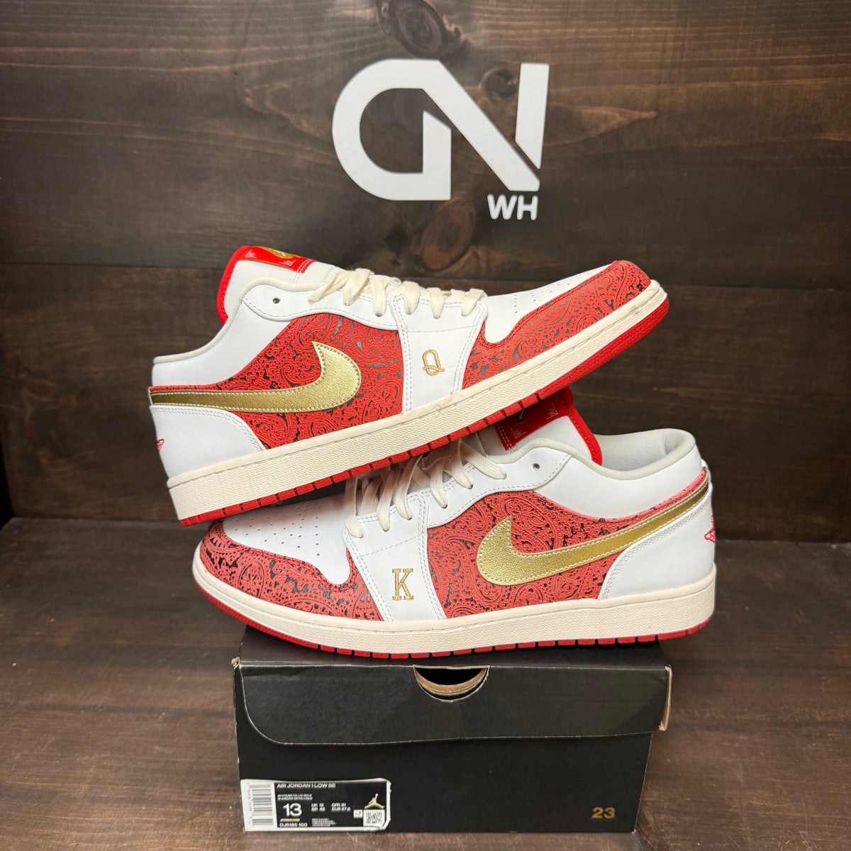 Jordan 1 Low Spades - Image 1