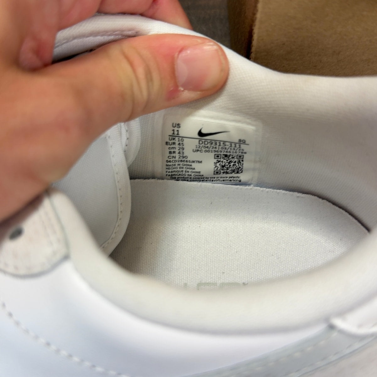 Jordan 1 Retro Low Golf White Gum Size 11 - Image 7