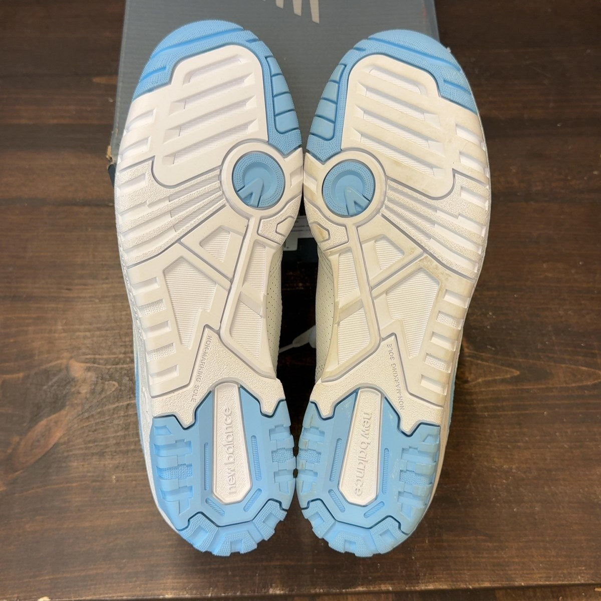 New Balance 550 UNC White Dusk Blue (Women's) - Image 8