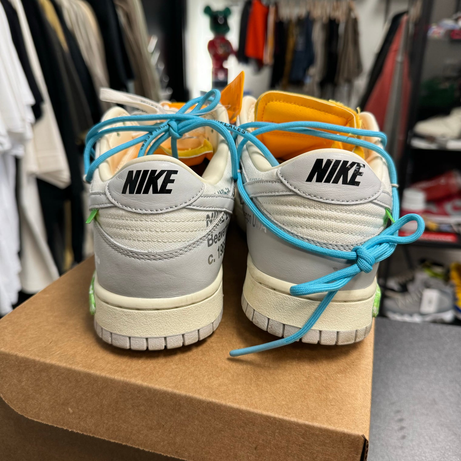 Off-White Lot 2 Dunk Low (USED, No Box)