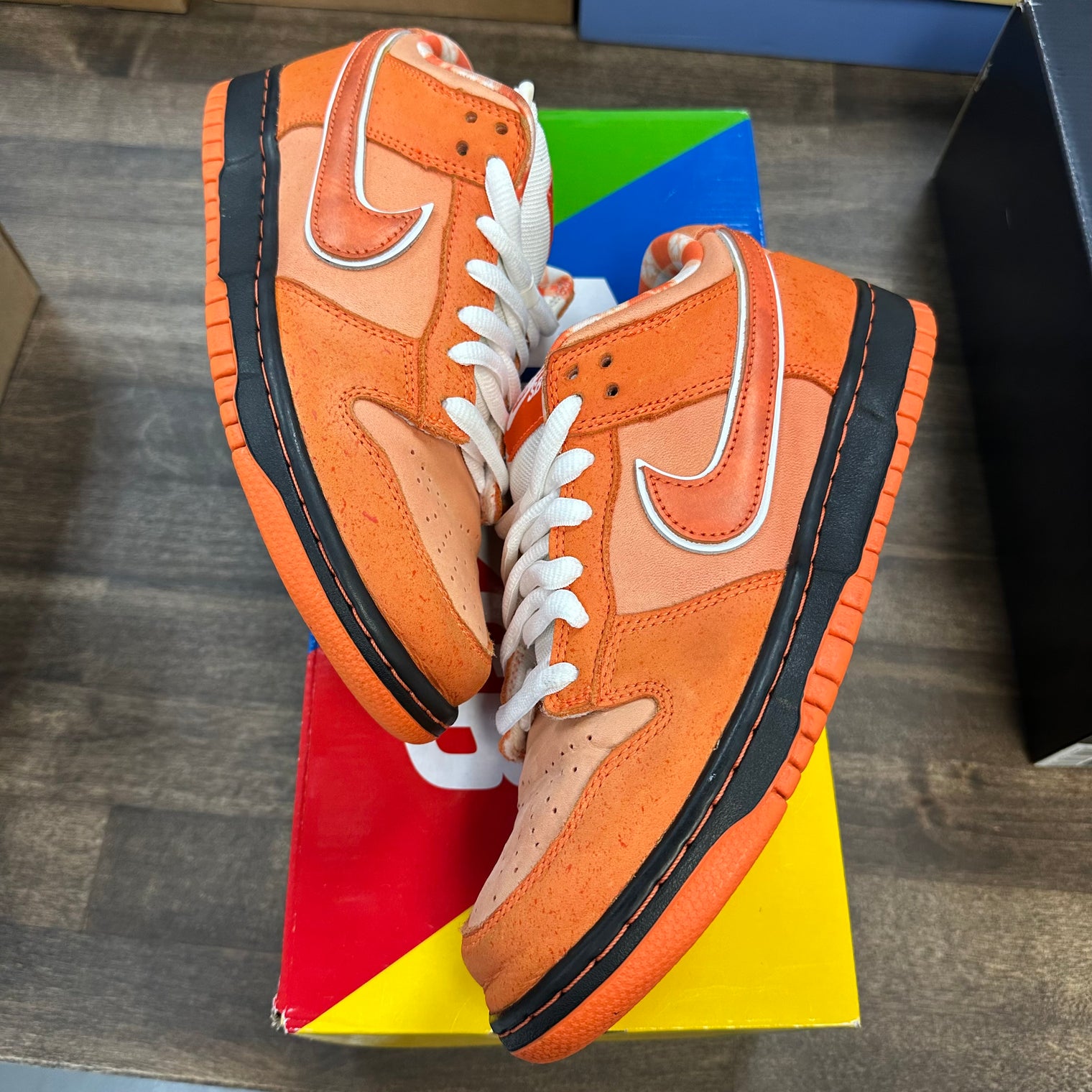 Concepts Orange Lobster SB Dunk Low (USED)