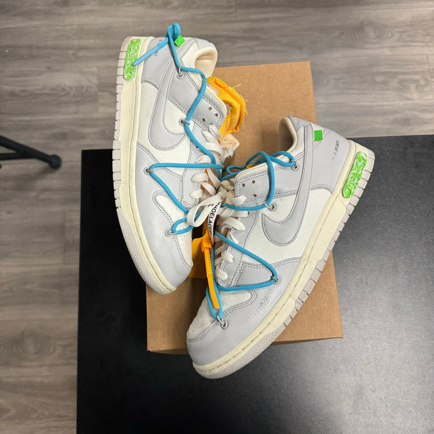 Off-White Lot 2 Dunk Low (USED, No Box)