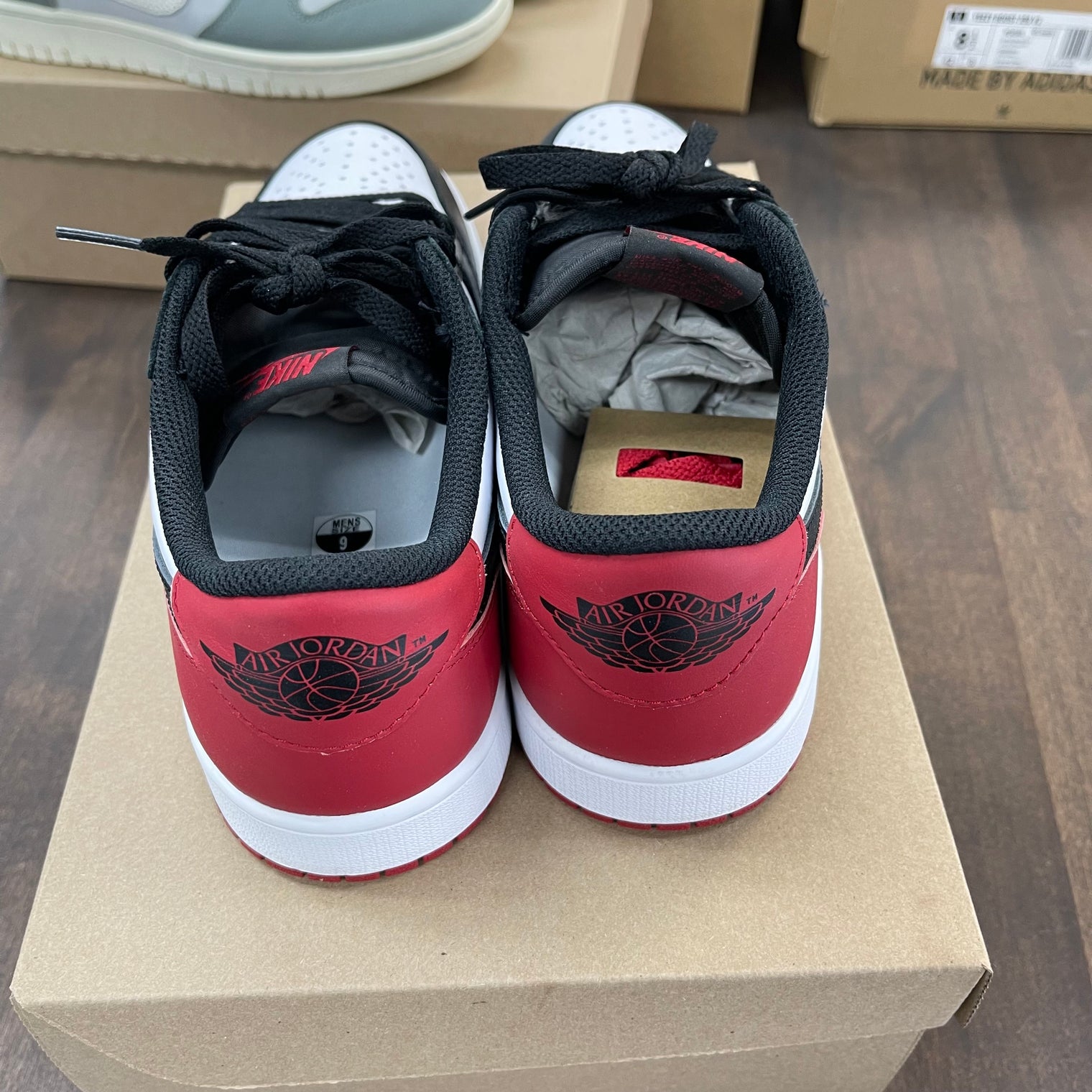 Black Toe Jordan 1 Low OG (USED,No Box)
