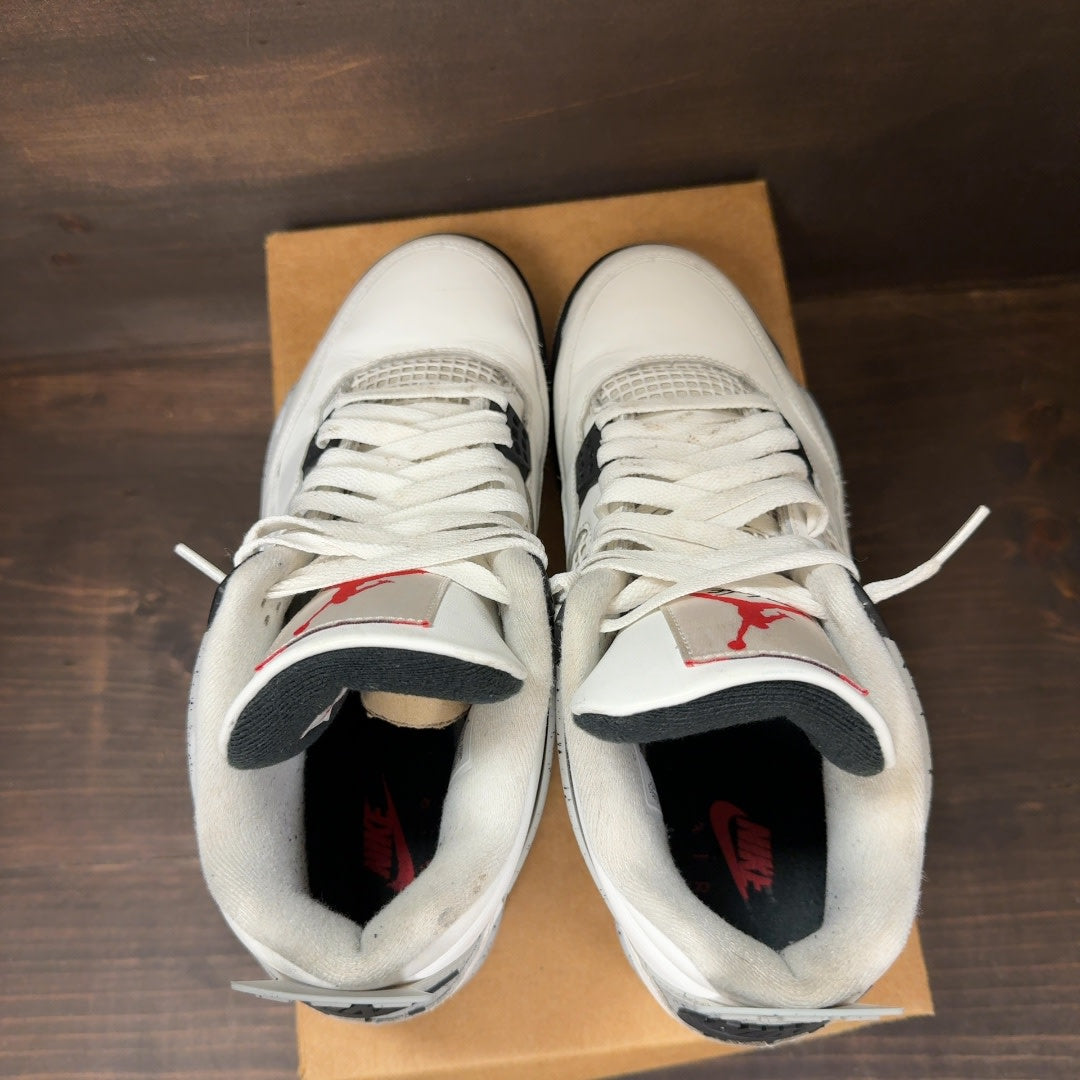 Jordan 4 Retro White Cement (2025) Size 10.5 (Pre-Owned) - Image 5