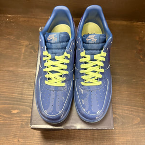 Nike Air Force 1 Low Patent Leather Mystic Navy Grape Ice - Image 3