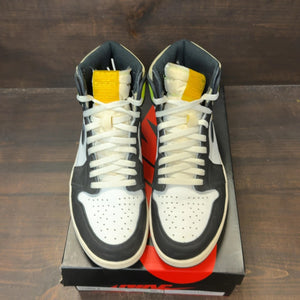 Jordan 1 Retro High White Black Volt University Gold - Image 3