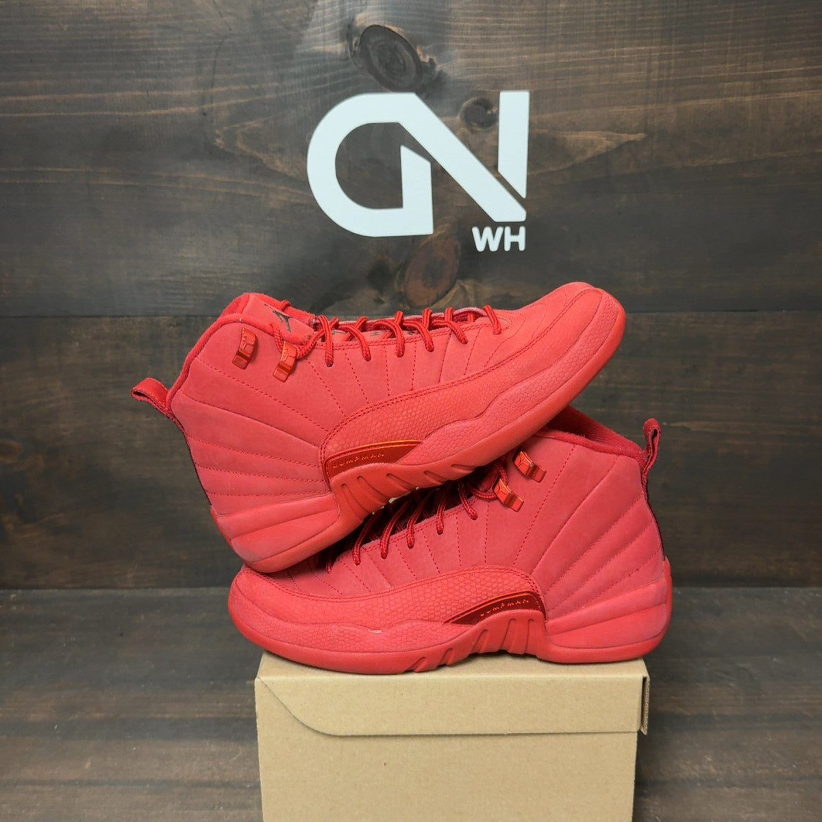 Jordan 12 Retro Gym Red (2018) (GS) Size 6.5Y (Pre-Owned) - Image 1