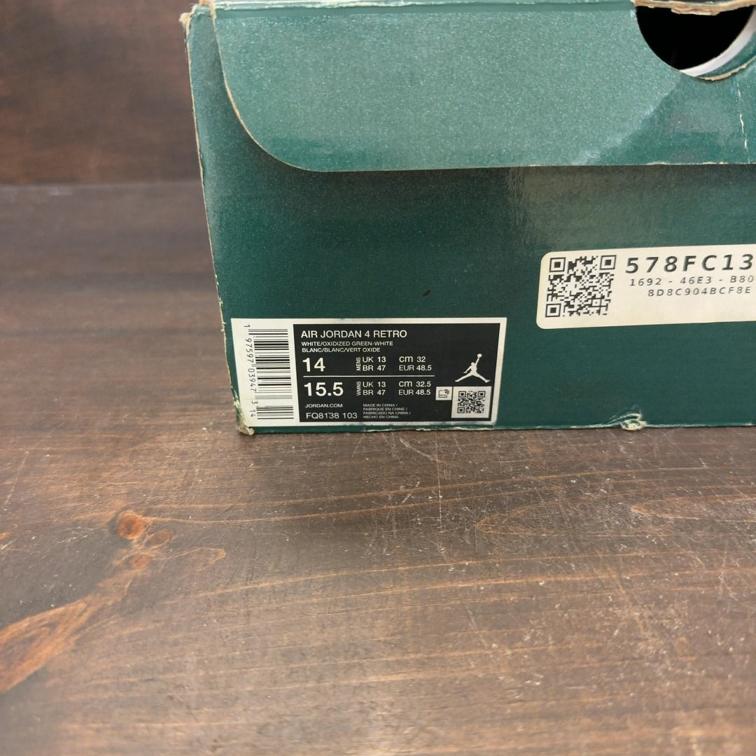 Jordan 4 Retro Oxidized Green Size 14 (Pre-Owned)