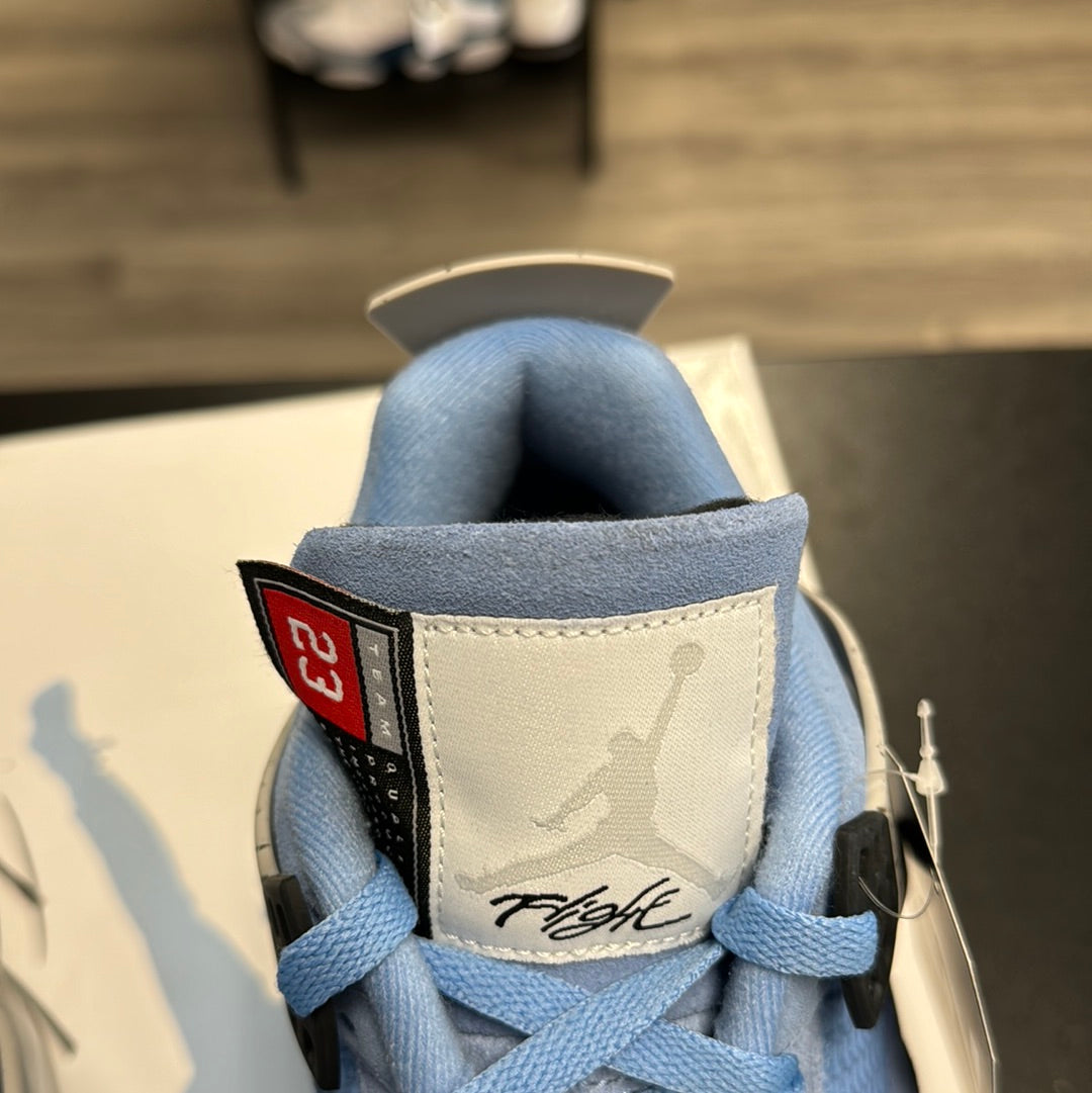 University Blue Jordan 4 Retro (New with Defects)