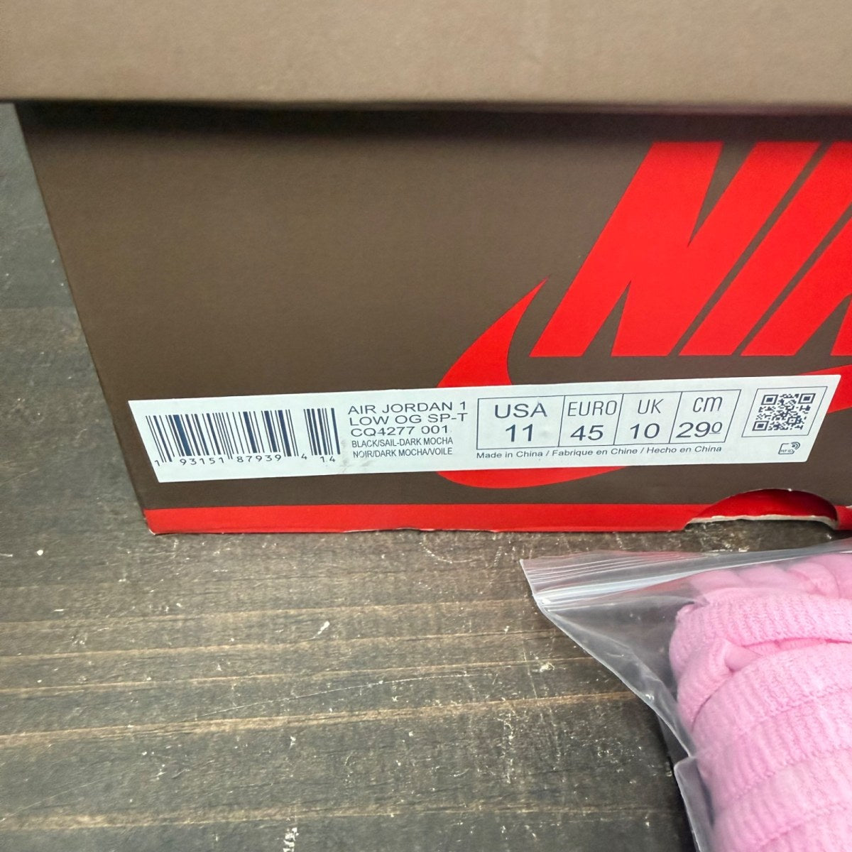 Jordan 1 Retro Low OG SP Travis Scott Mocha - Image 7