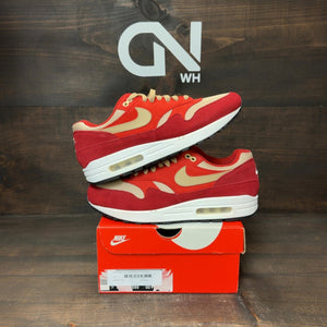 Nike Air Max 1 Curry Pack (Red) Size 10 (Pre-Owned) - Image 1