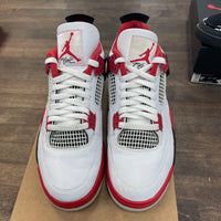 Fire Red Jordan 4 (USED,No Box)