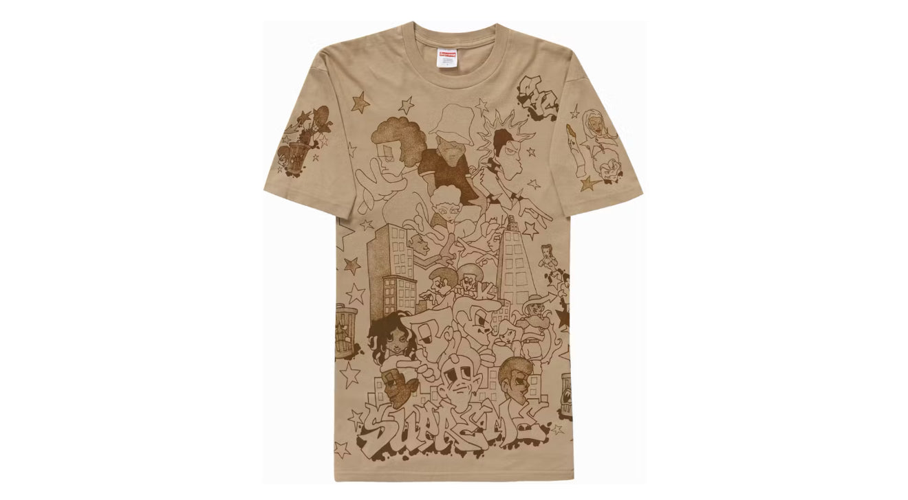 Supreme Downtown Tee Khaki