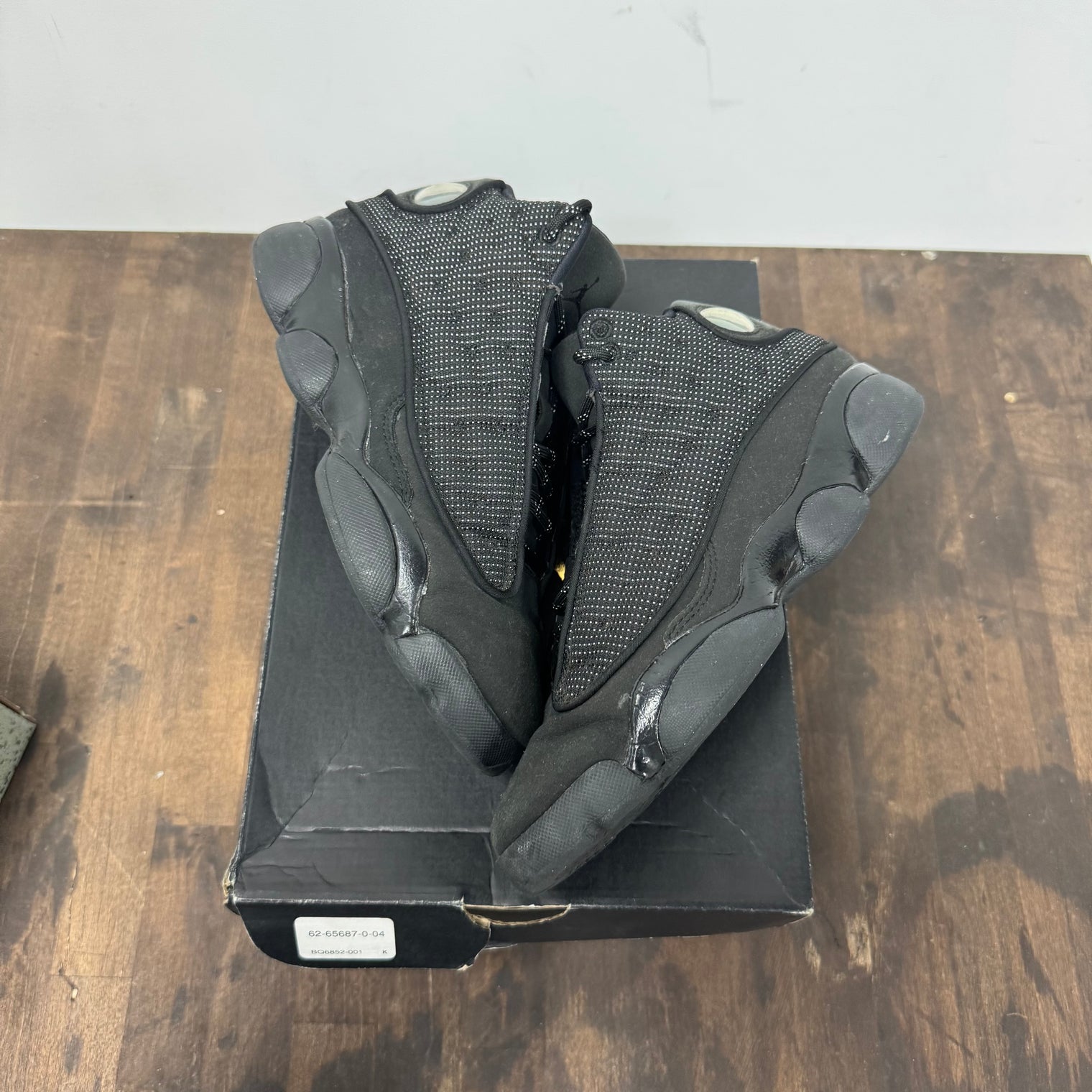 Black Cat Jordan 13 (GS) (USED, Replacement Box)