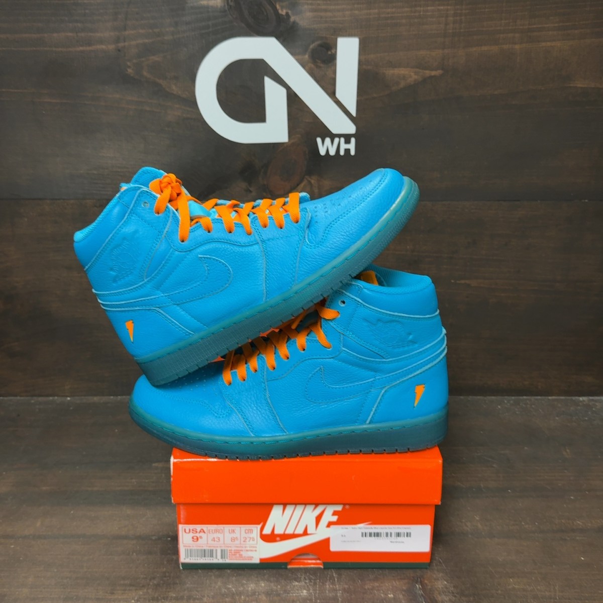 Jordan 1 Retro High Gatorade Blue Lagoon - Image 1