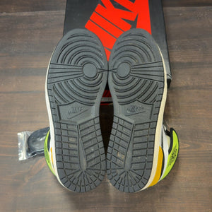 Jordan 1 Retro High White Black Volt University Gold - Image 9