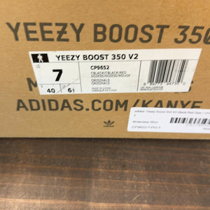 adidas Yeezy Boost 350 V2 Black Red Size 7 (Pre-Owned) - aux