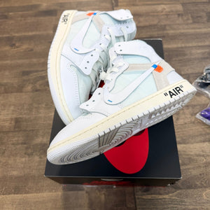 Jordan 1 Retro High Off-White Alaska Size 7.5 (Pre-Owned) - Image 1