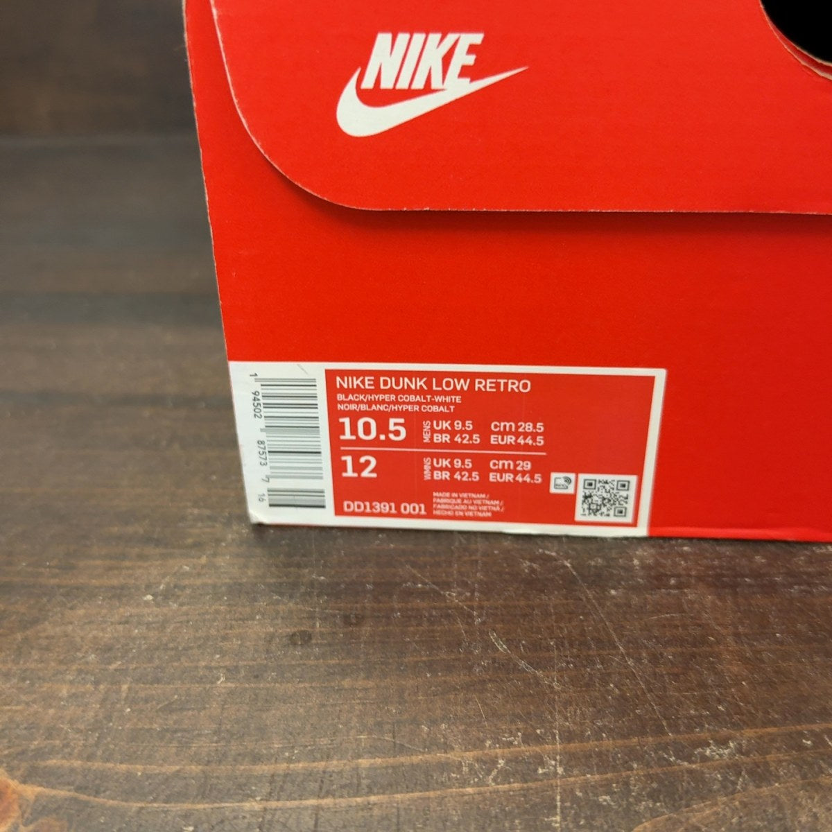 Nike Dunk Low Retro Hyper Cobalt - Image 7
