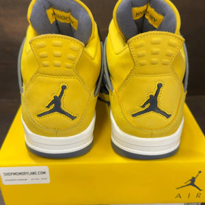 Jordan 4 Retro Lightning (2021) Size 9 (Pre-Owned) - aux