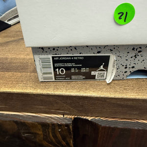 Jordan 4 Retro University Blue Size 10 (Pre-Owned) - Image 6