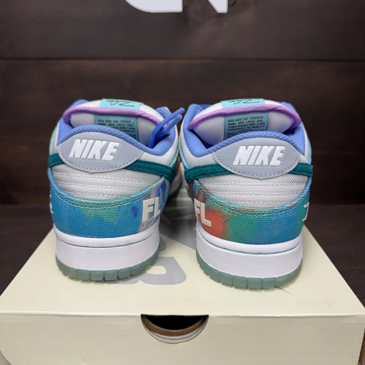 Nike SB Dunk Low Futura Laboratories Bleached Aqua - Image 5