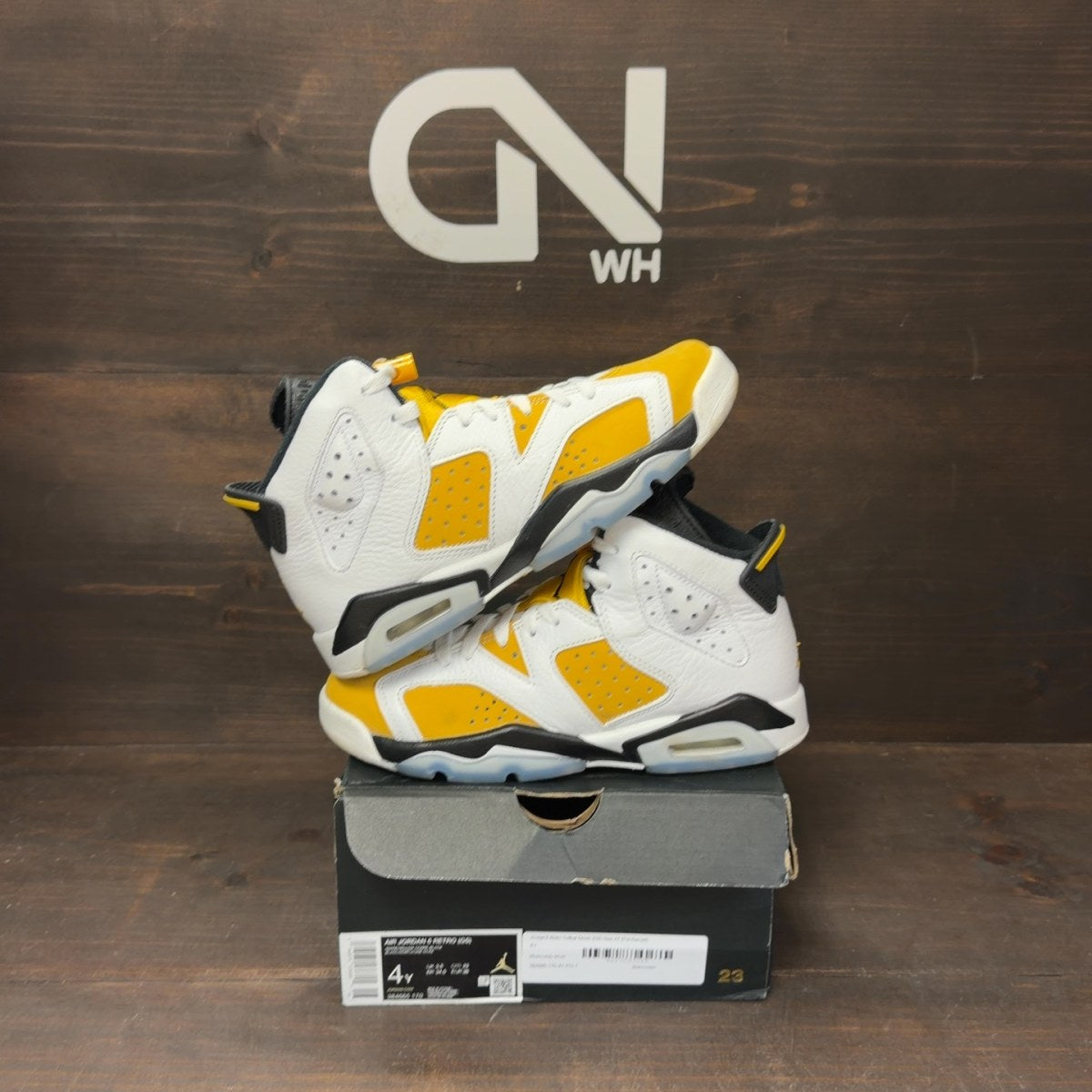 Jordan 6 Retro Yellow Ochre (GS) - Image 1