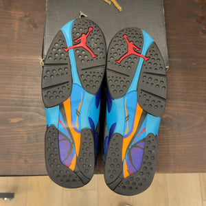 Jordan 8 Retro Aqua (2015) Size 10.5 (Pre-Owned) - aux