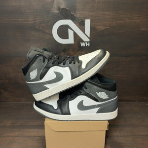 Jordan 1 Mid Black White Iron Grey Size 13 (Pre-Owned) - Image 1