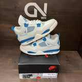 Jordan 4 Retro Military Blue (2024) Size 11 (Pre-Owned) - front