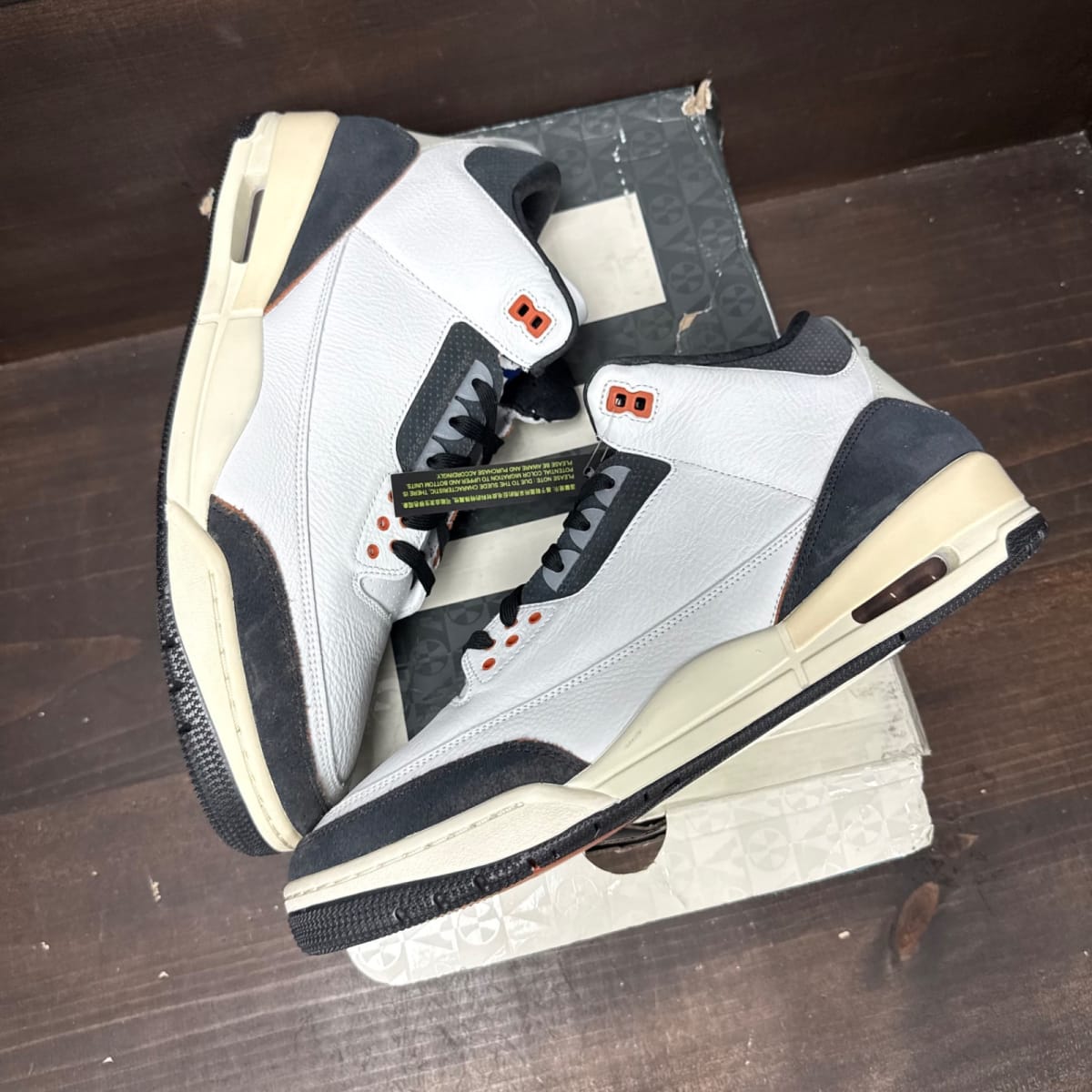 Jordan 3 Retro Quai 54 (2024) Size 15 - tag