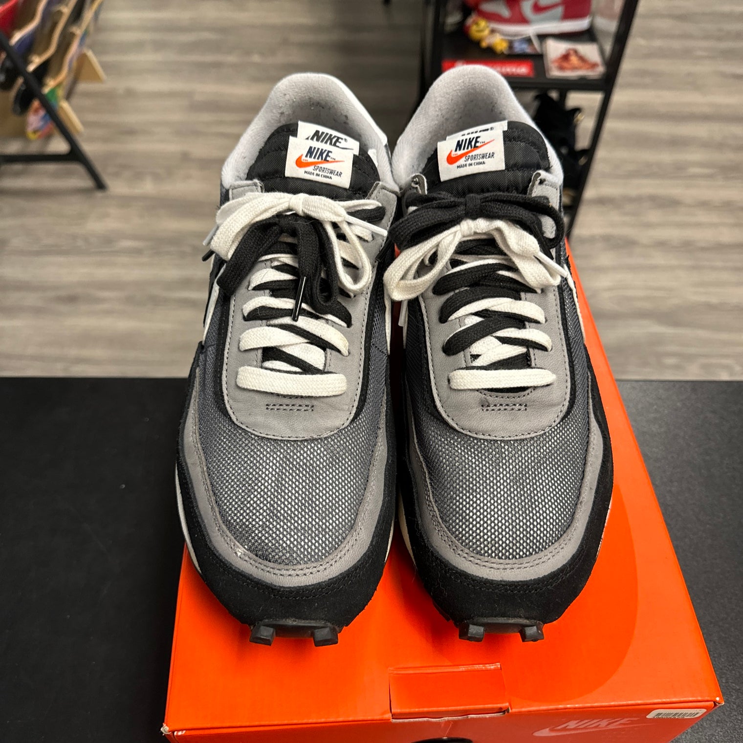 Black White Sacai Nike LD Waffle (USED)