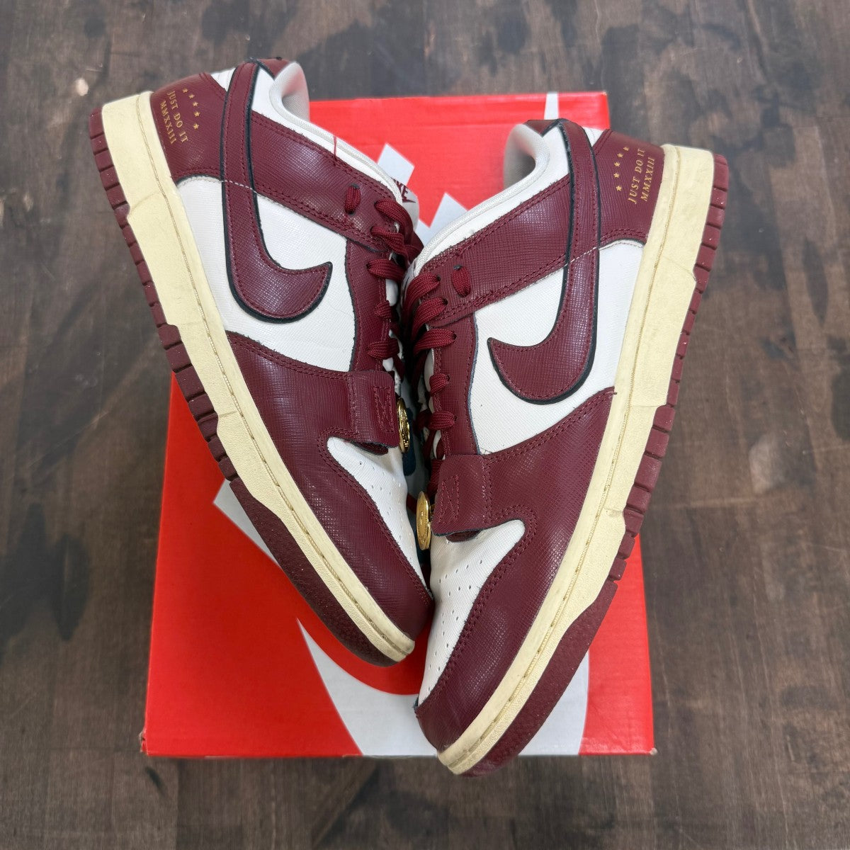 Nike Dunk Low SE Sisterhood Sail Team Red (Women's) - Image 1