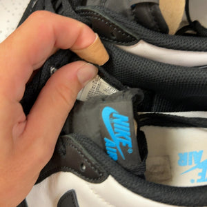 Jordan 1 Retro Low OG Black Dark Powder Blue - Image 7