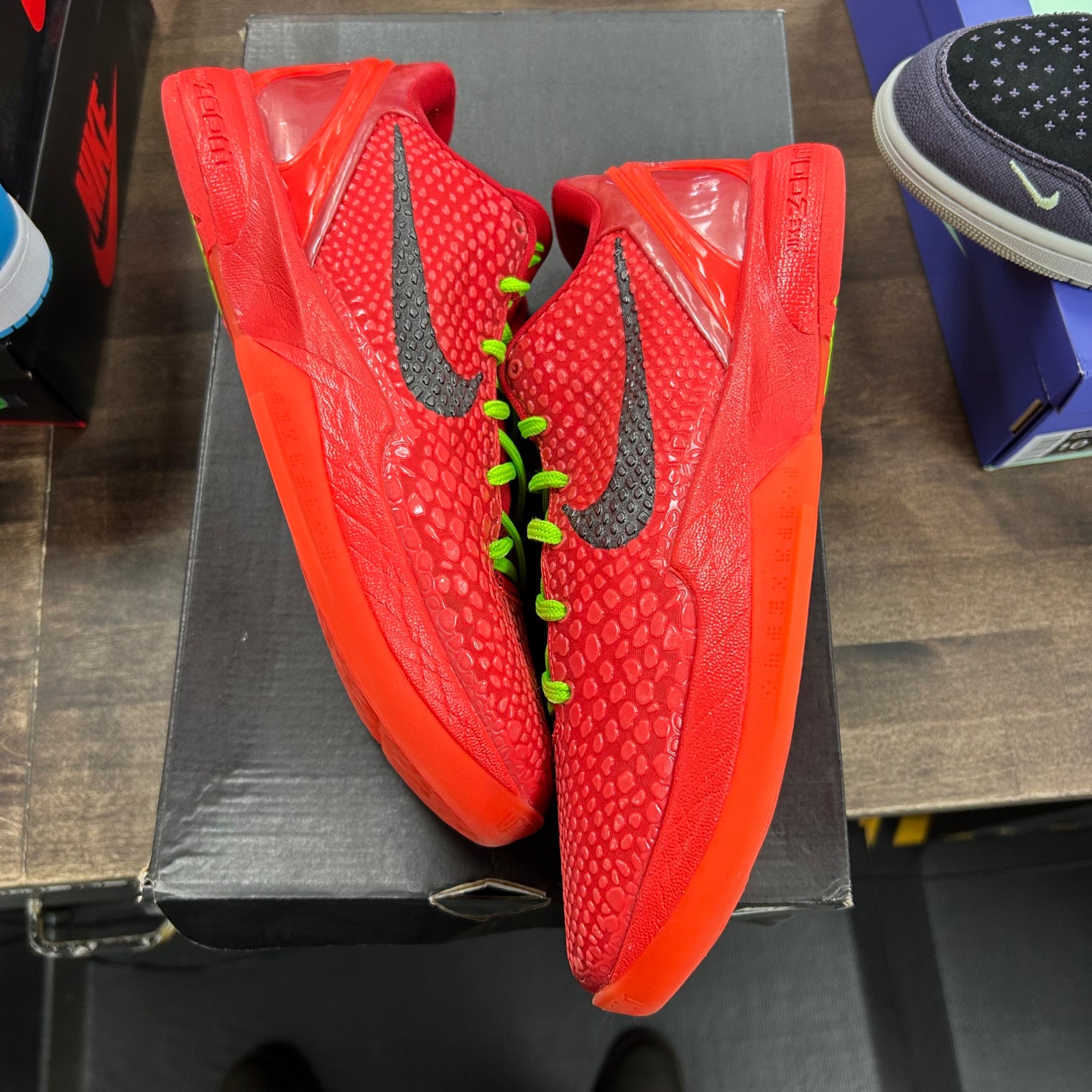 Reverse Grinch Nike Kobe 6 Protro (USED, Replacement Box)