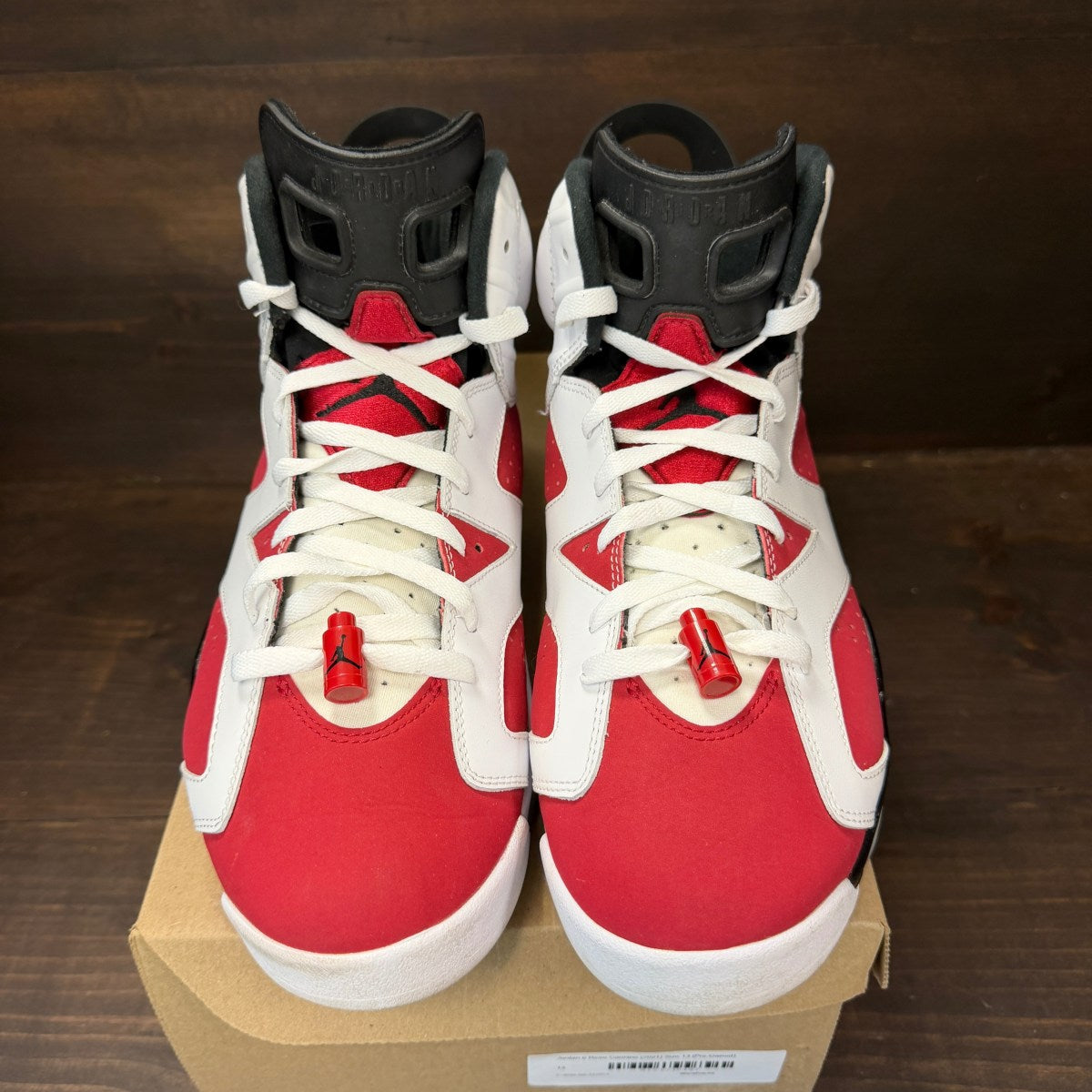 Jordan 6 Retro Carmine (2021) Size 13 (Pre-Owned) - Image 3