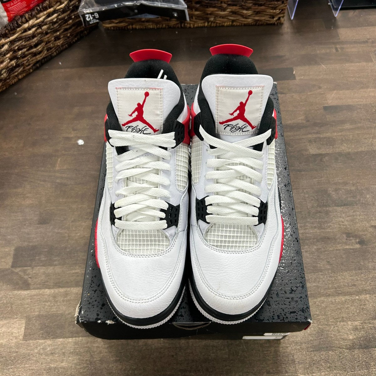 Jordan 4 Retro Red Cement - Image 2