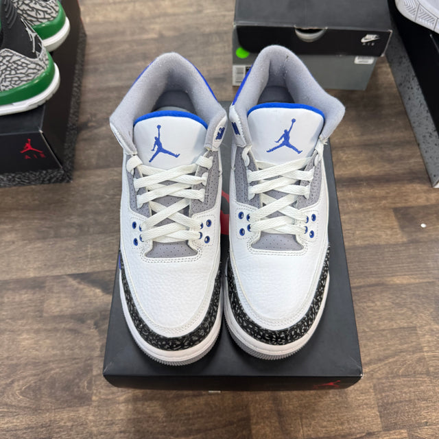 Racer Blue Jordan 3 Retro (GS) (USED)