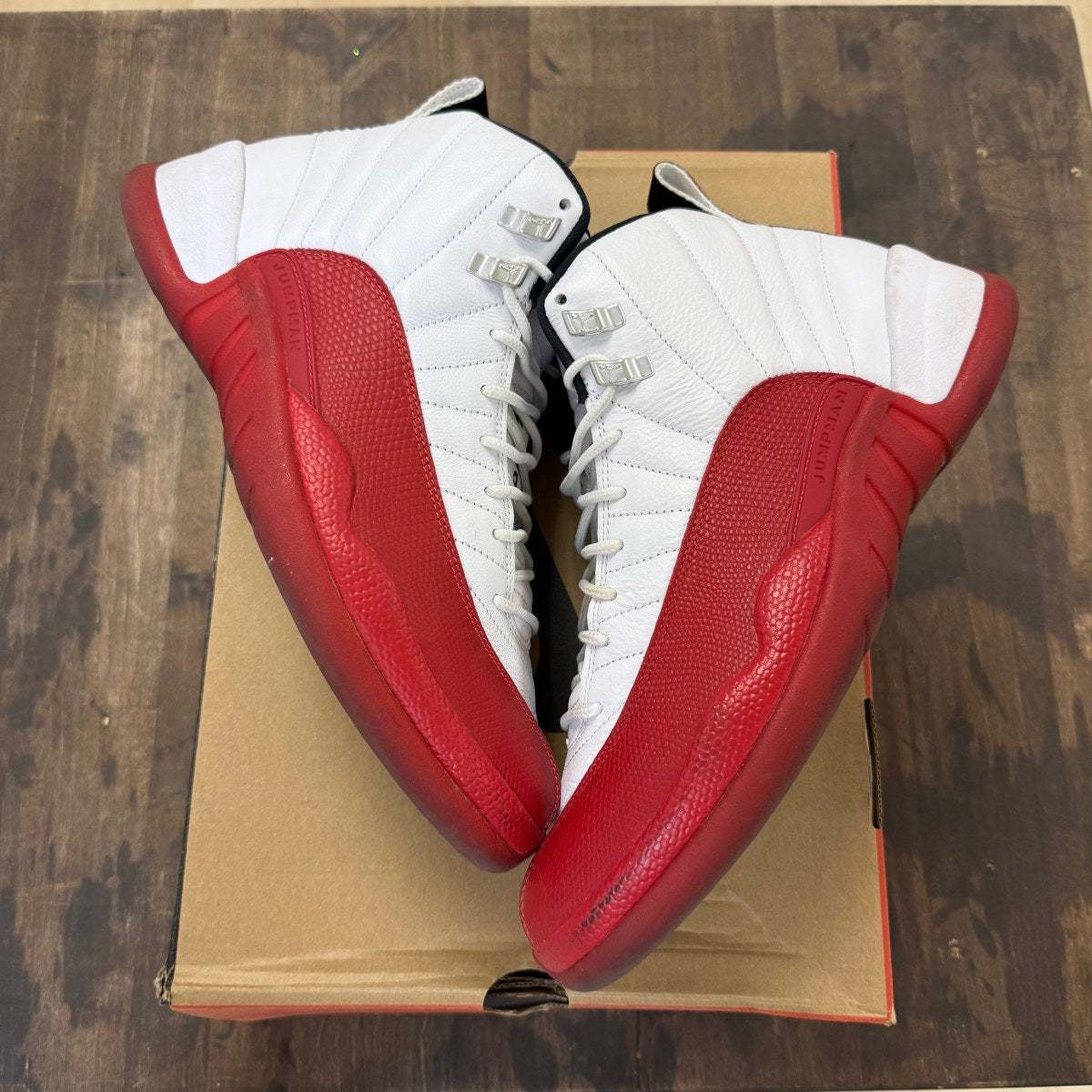 Jordan 12 Retro Cherry (2023) Size 10.5 (Pre-Owned) - Image 1