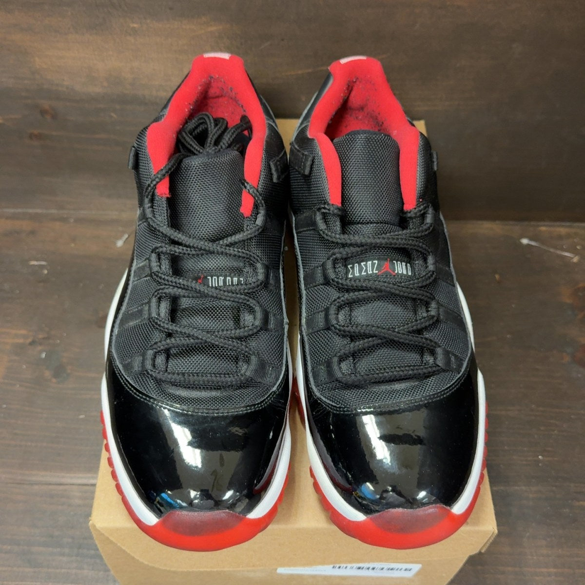 Jordan 11 Retro Low Bred (2015) Size 12 (Pre-Owned) - Image 3