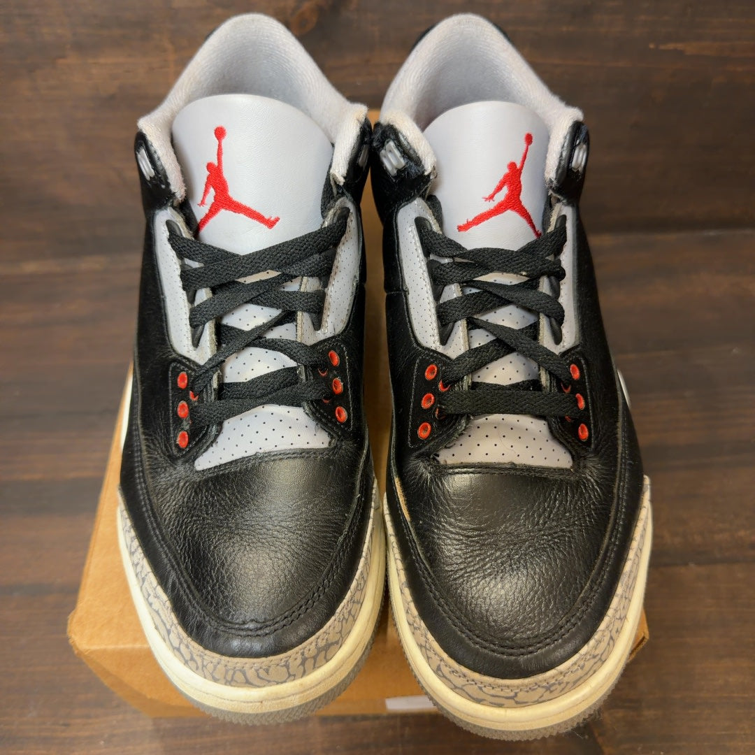 Jordan 3 Retro OG Black Cement (2024) Size 9.5 (Pre-Owned) - Image 3