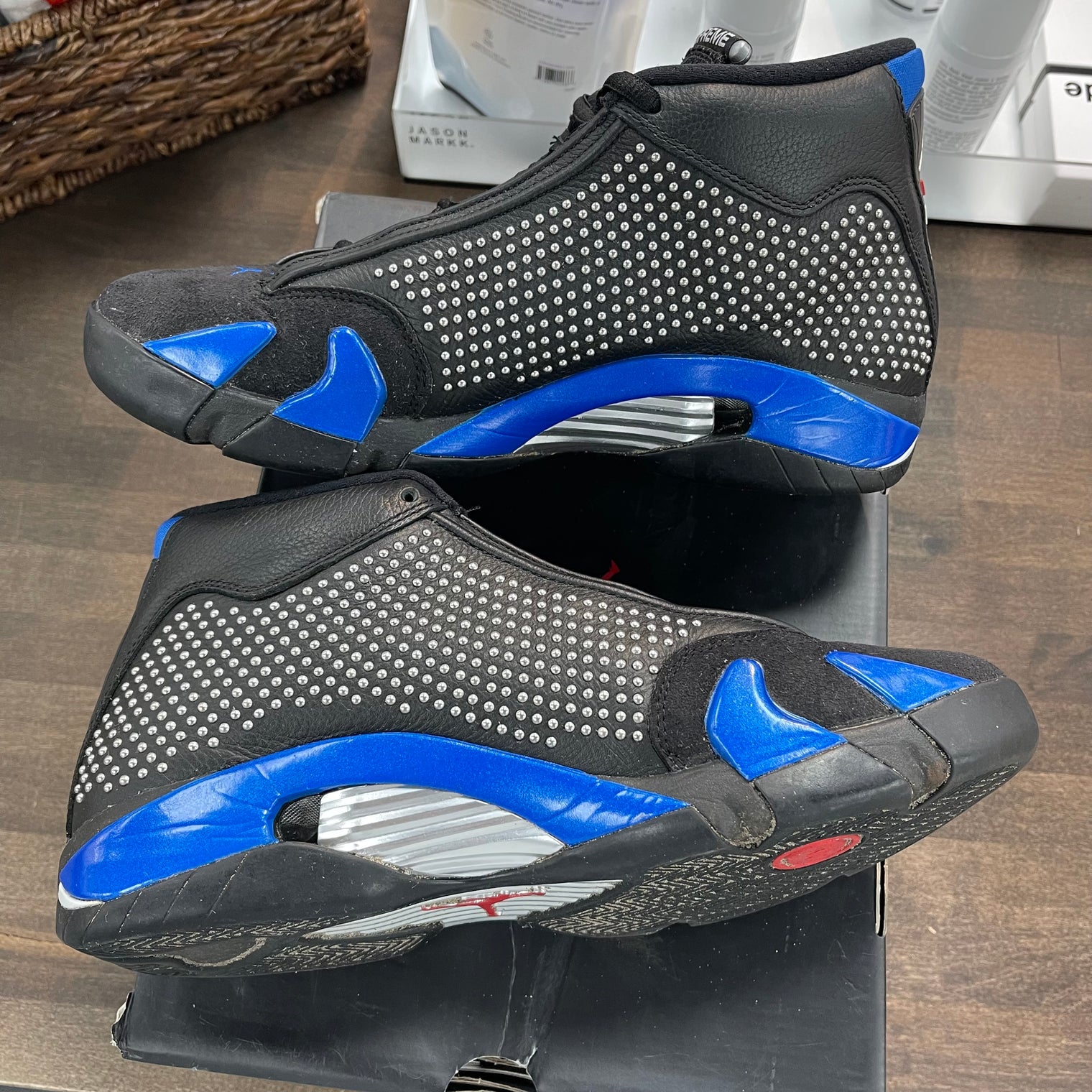 Supreme Black Jordan 14 (USED)