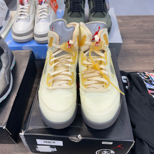 Sail Off-White Jordan 5 (USED)