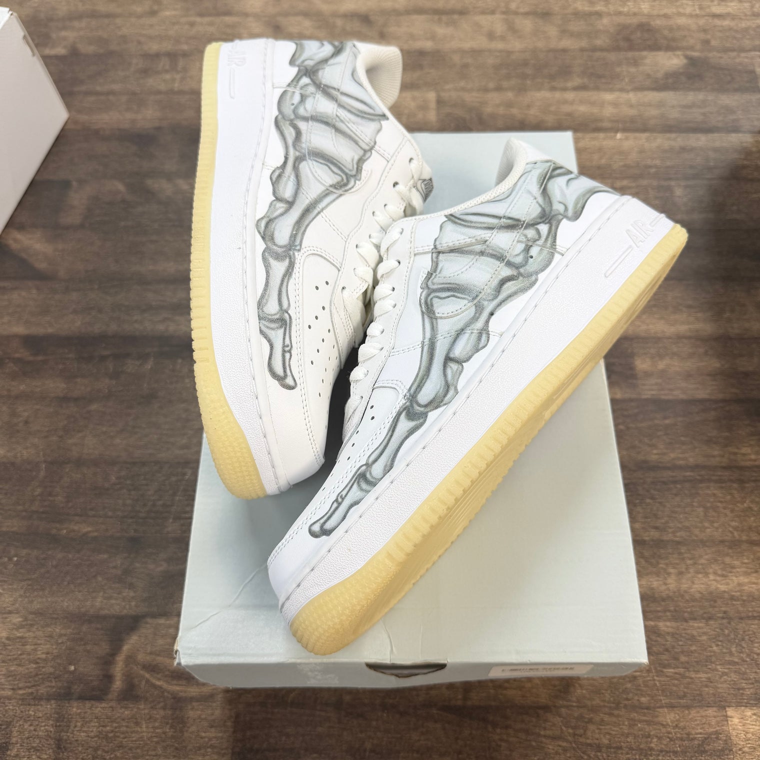 Skeleton Halloween Nike Air Force 1 Low (Lightly Worn)