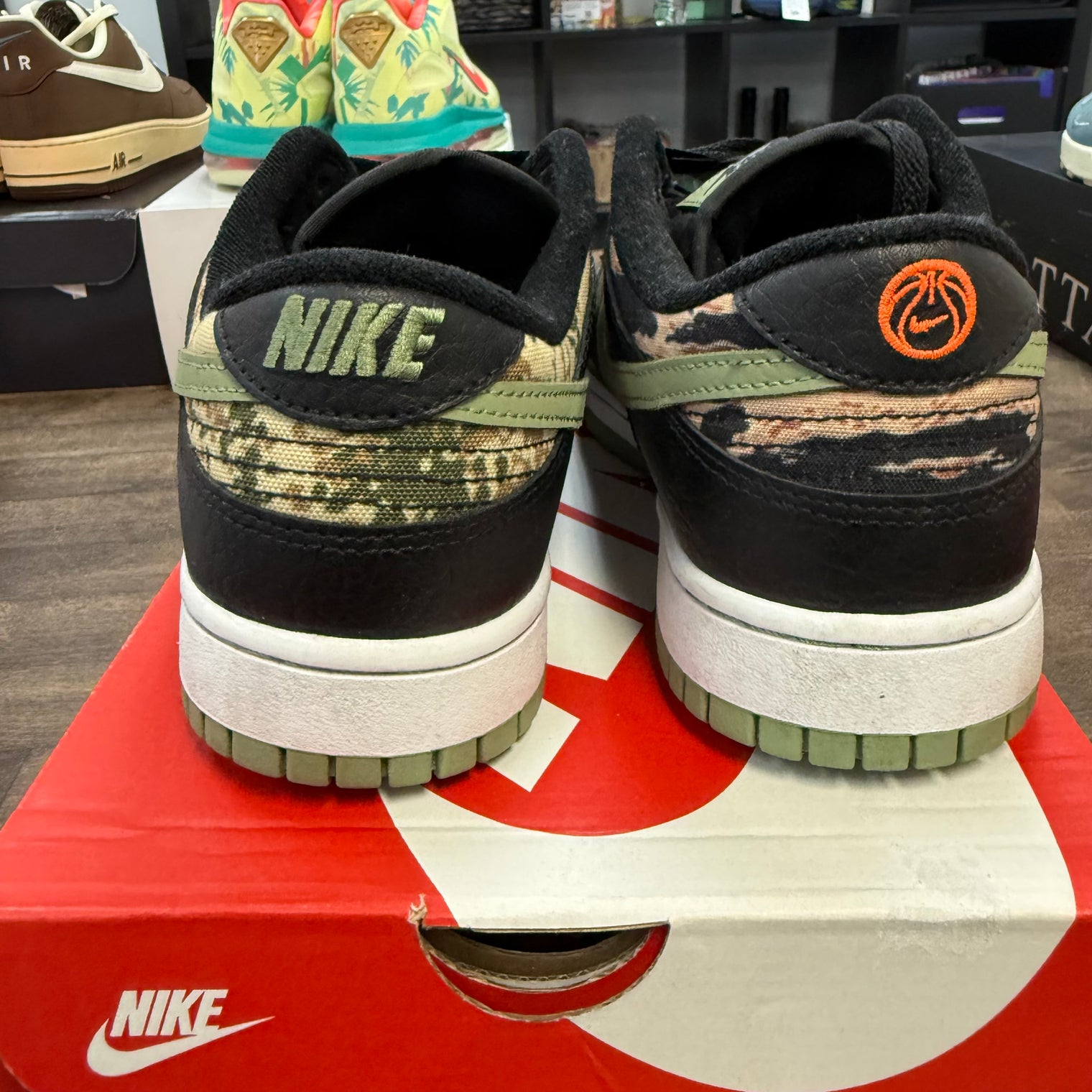 Crazy Camo Black Nike Dunk Low (USED)