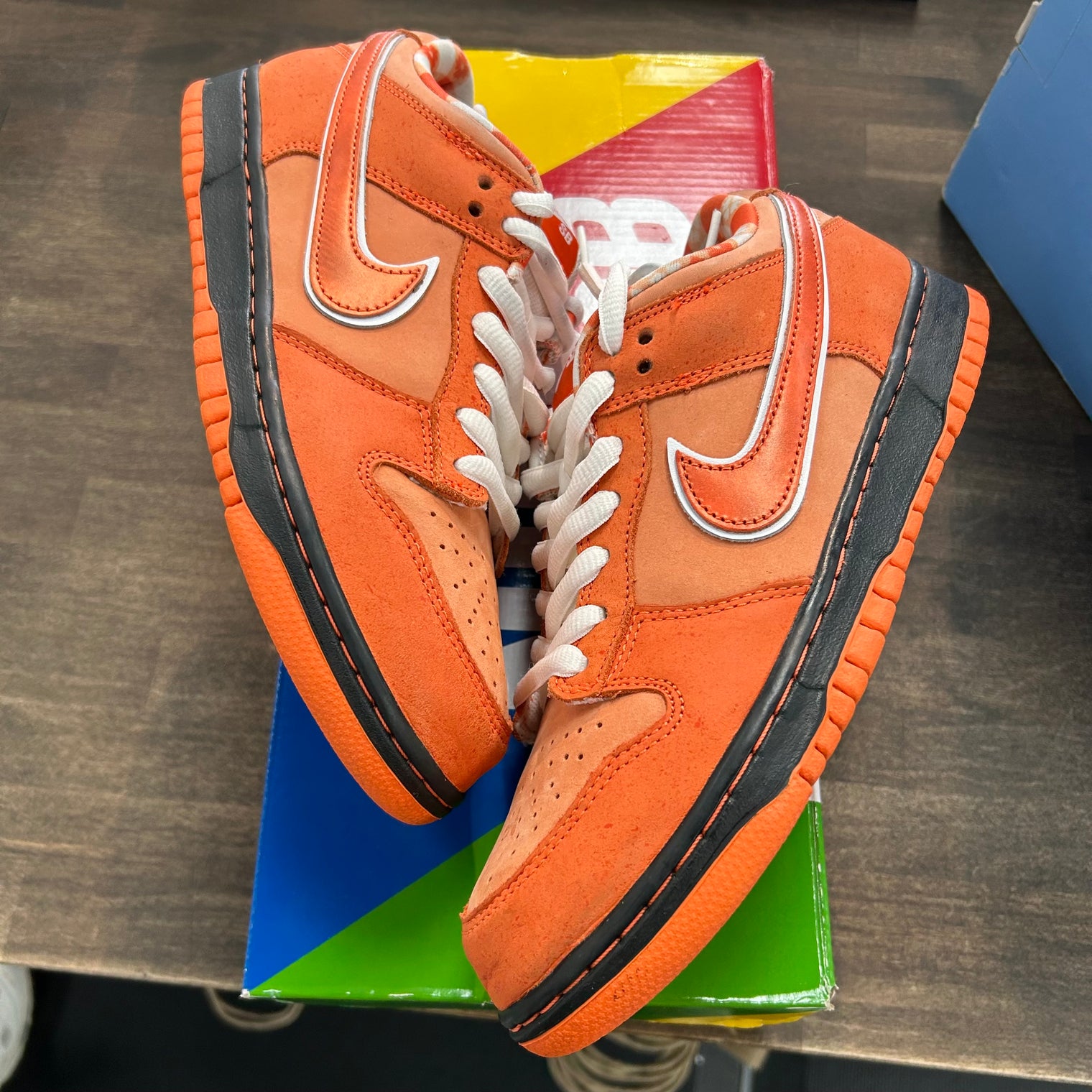 Concepts Orange Lobster SB Dunk Low (USED)