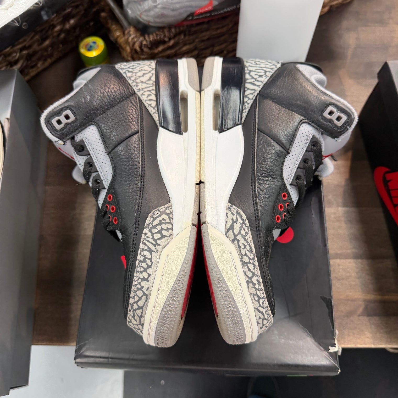 Black Cement Jordan 3 2018 (USED)