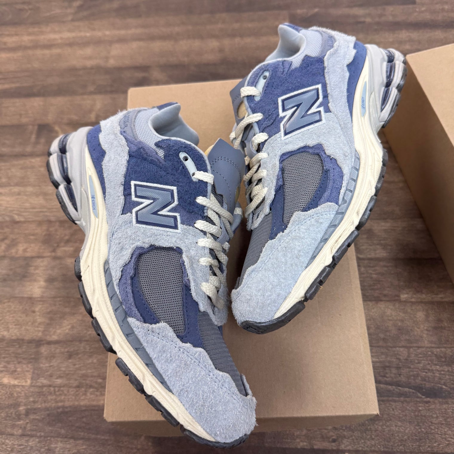 New Balance 2002R Protection Pack Light Arctic Grey Purple (USED, No Box)
